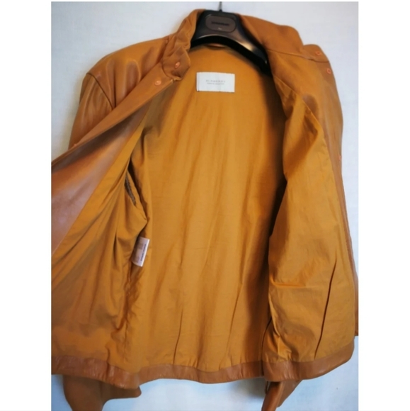Authentic Burberry Biker Leather Jacket - Picture 4 of 6